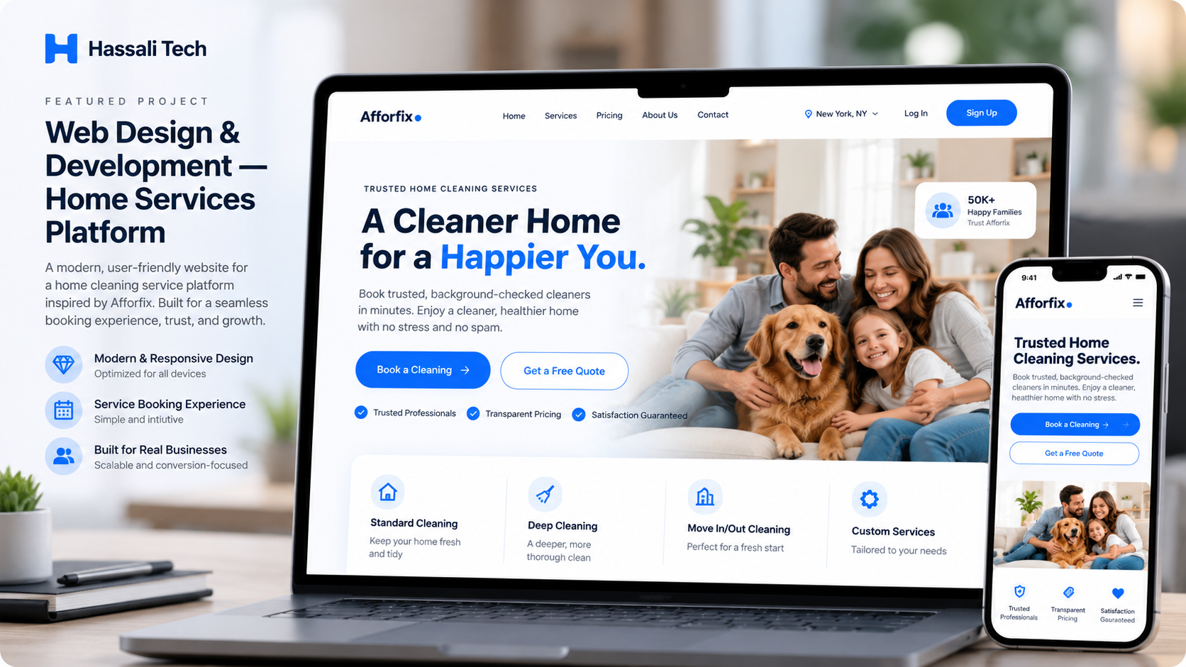 Home services platform concept